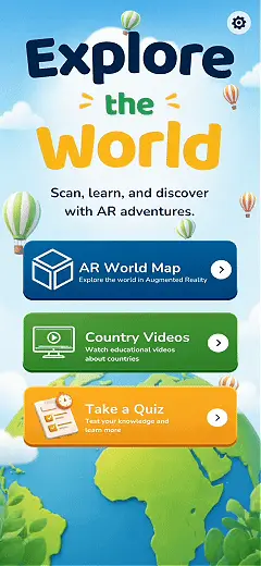 The Eduarise app home screen
