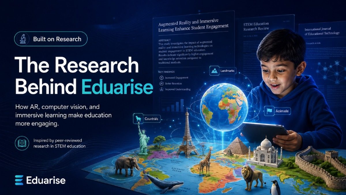 The Research Behind Eduarise: How AR Can Make Learning More Engaging for Kids