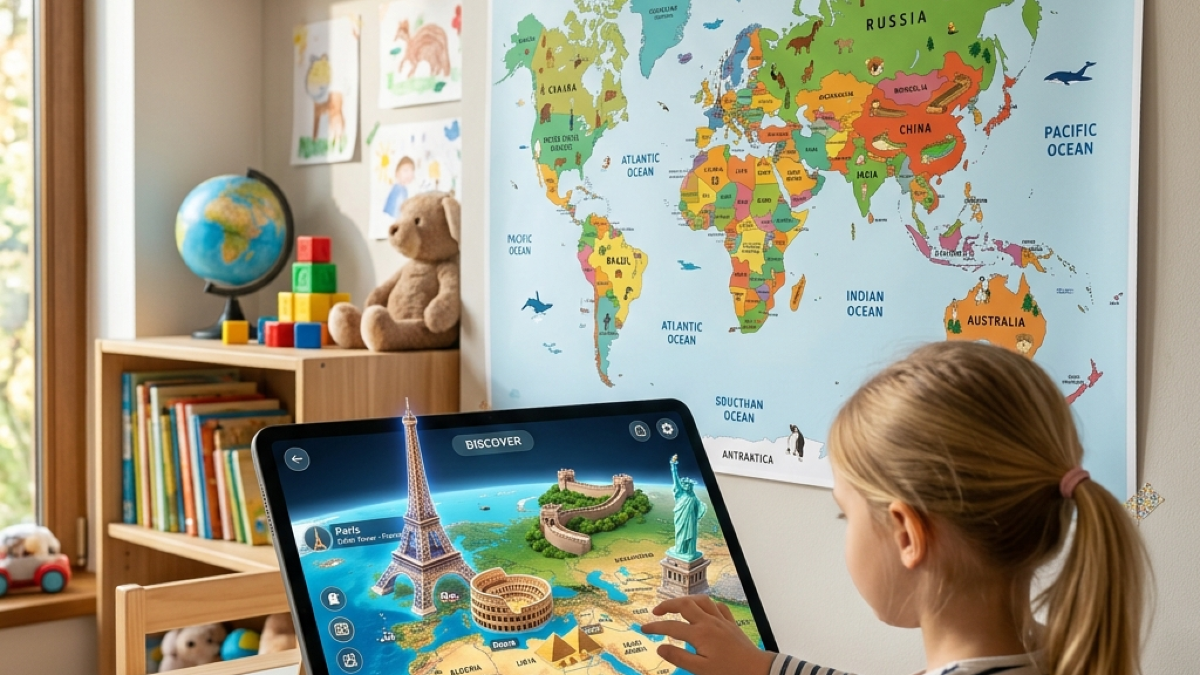 Why Printable AR Maps are the Future of Geography Learning