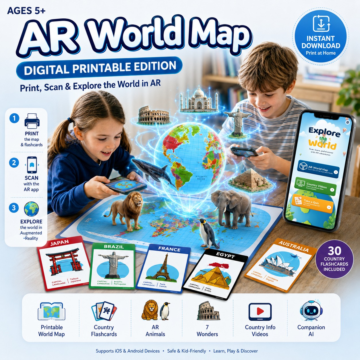 AR World Map – Digital