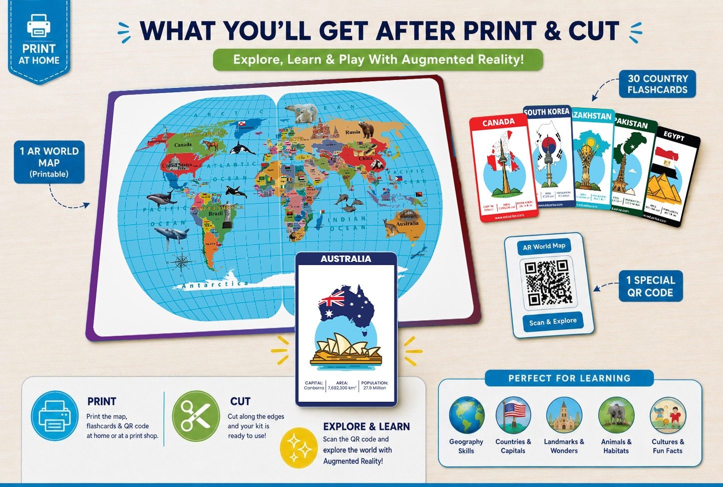 AR World Map – Digital - Image 3