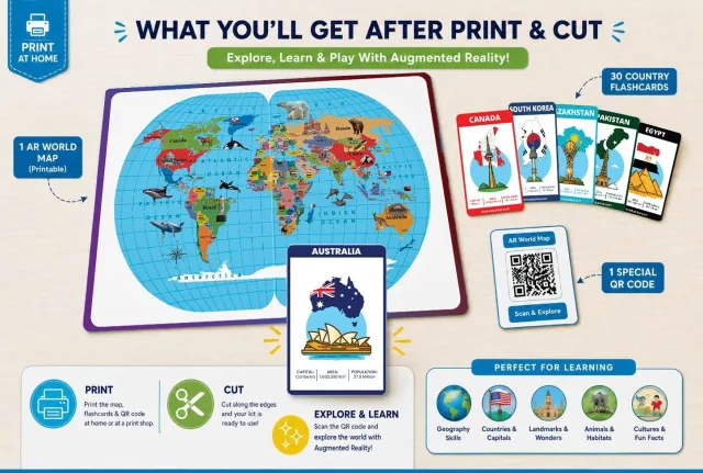 AR World Map - Digital - Image 3