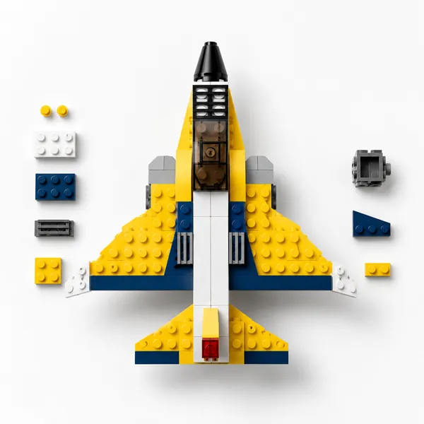 Architect Airplane Building Construction Blocks 3 Models 130 Pieces - Image 2