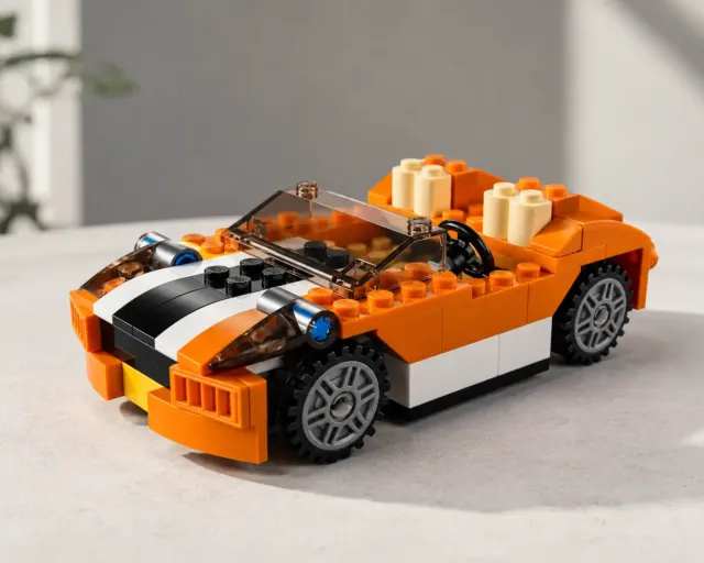 Architect Sunset Speeder Building Blocks 3 Models 119 Pieces - Image 2