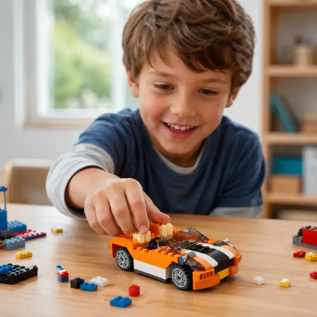 Architect Sunset Speeder Building Blocks 3 Models 119 Pieces - Image 3