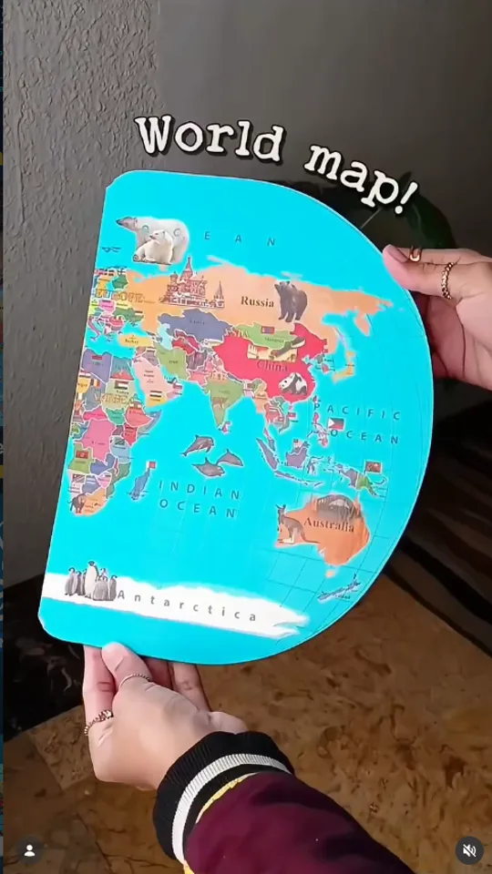 I had to memorize every country by force. This generation travels the world through play.